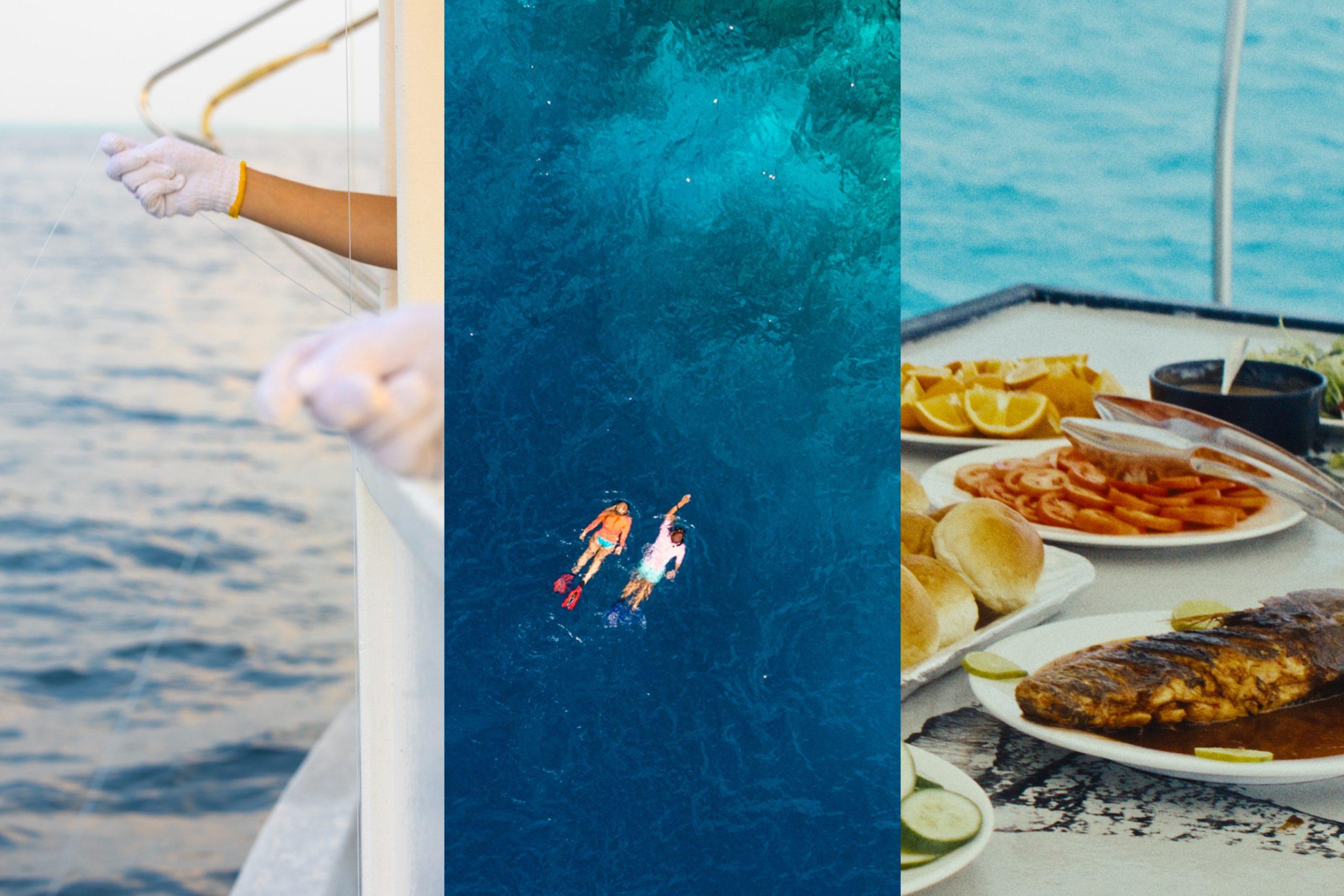 3 in 1 – Fishing, Snorkelling & BBQ