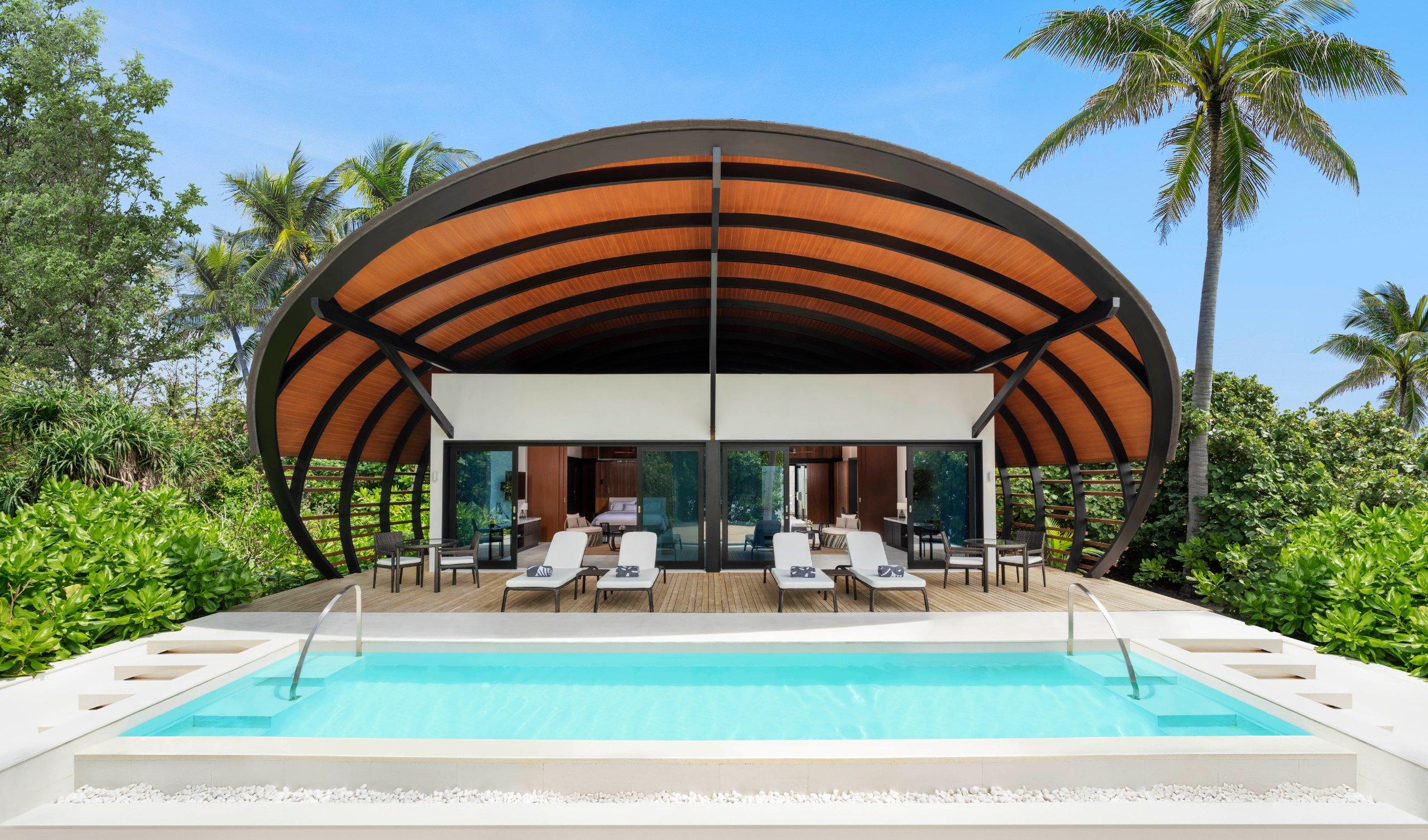 Two-Bedroom Beach Villa Pool at The Westin Maldives Miriandhoo Resort, view 2