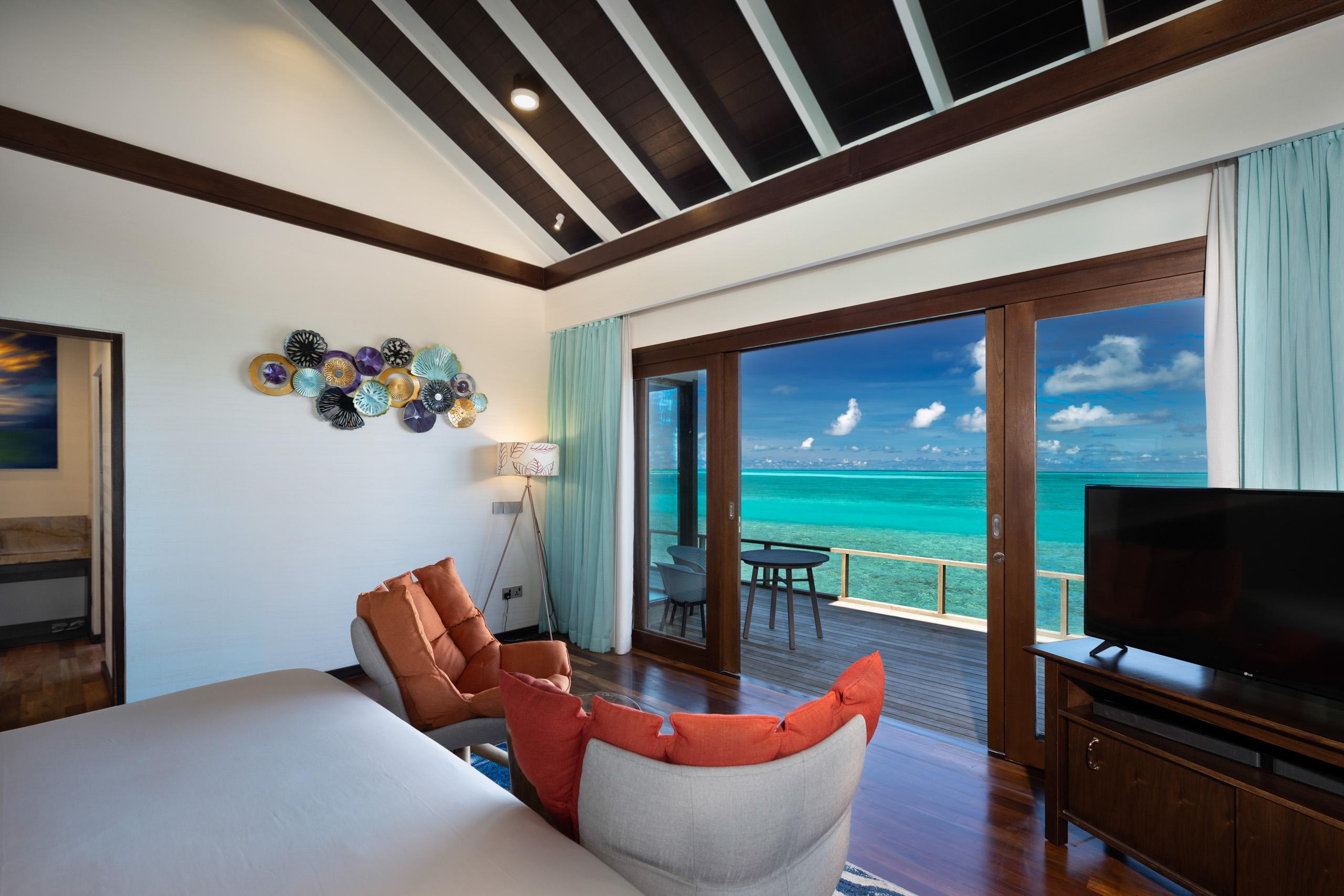 Water Villa at Atmosphere Kanifushi, view 5