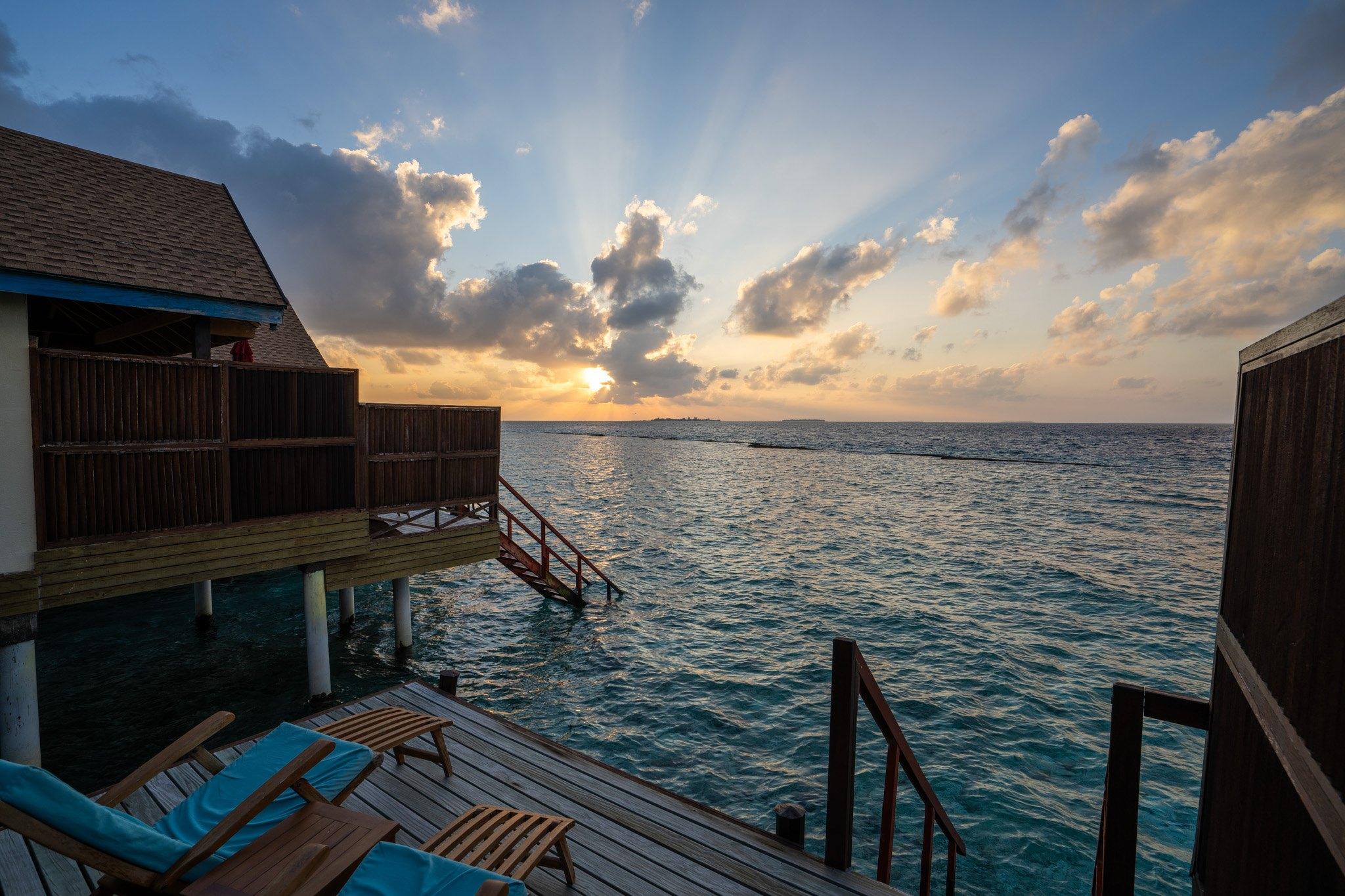 Water Villa Sunset View at Reethi Faru Resort