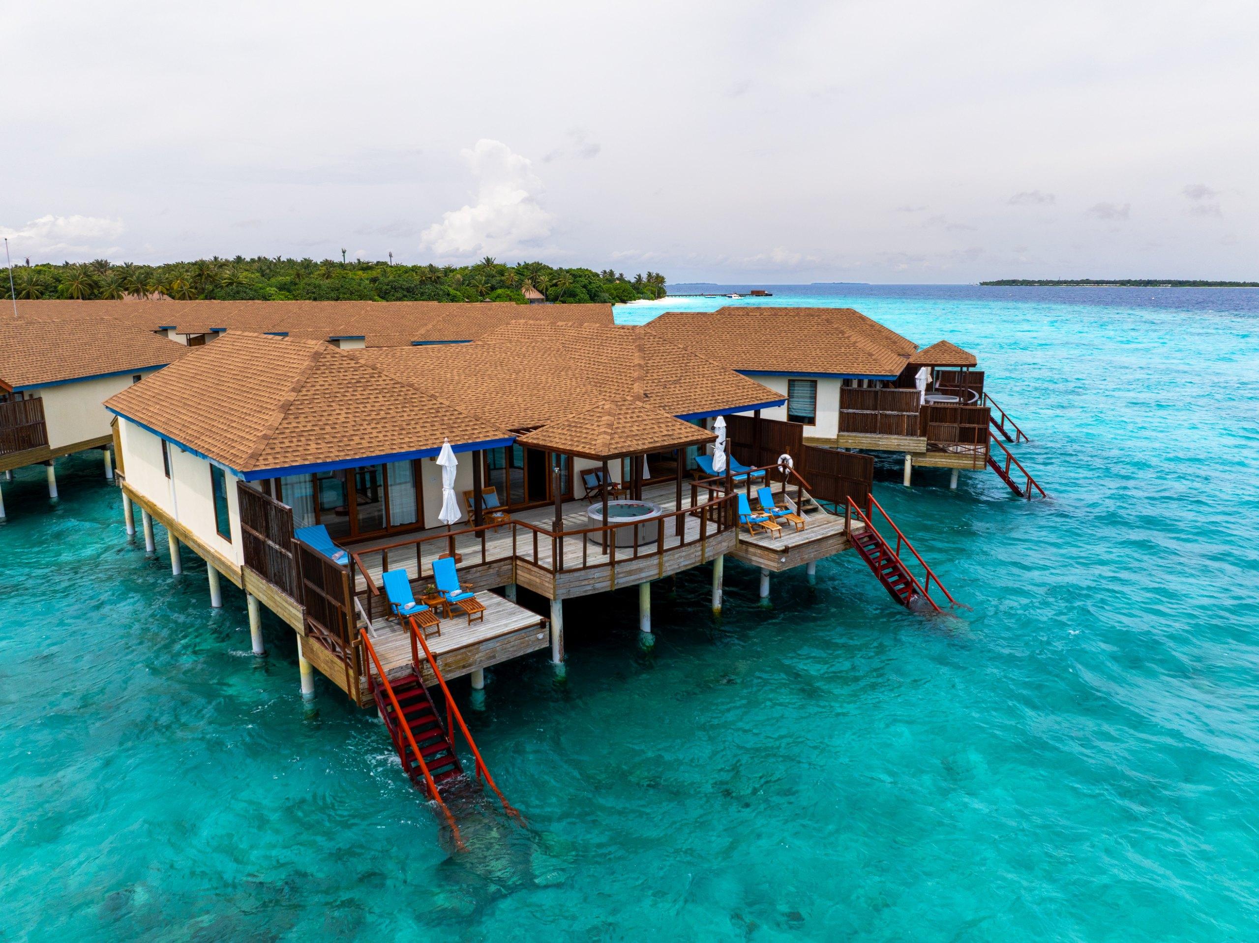 Two-Bedroom Water Villa Suite with Spa Tub at Reethi Faru Resort