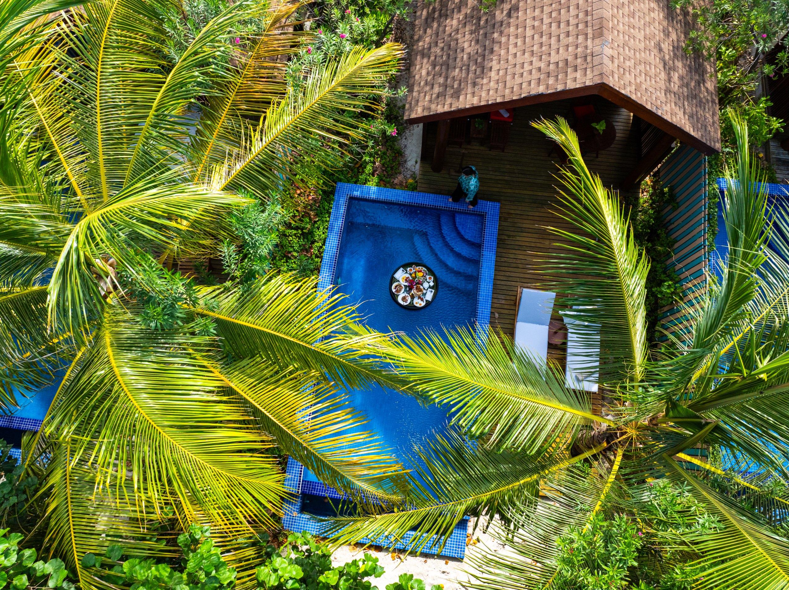 Deluxe Beach Pool Villa at Reethi Faru Resort, view 6