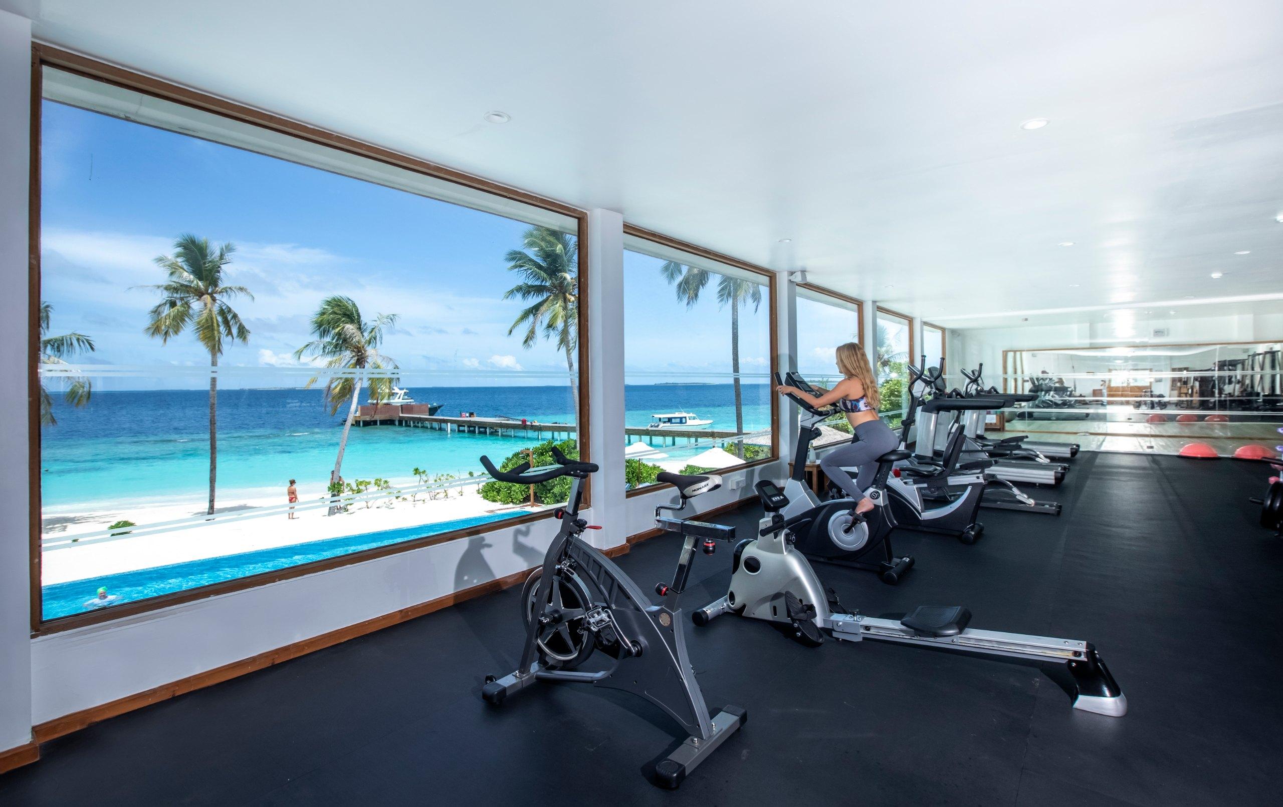 Fitness Center at Reethi Faru Resort, view 2