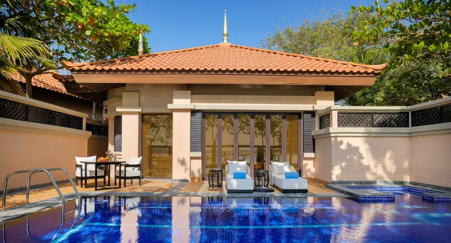 One Bedroom Beach Pool Villa at Anantara The Palm Dubai Resort, view 3