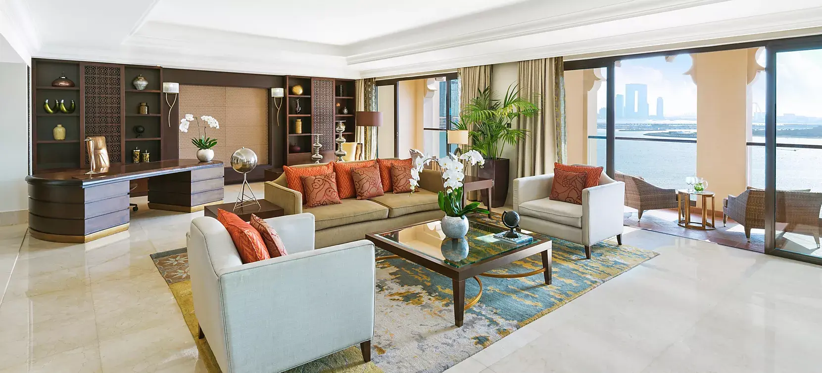 Presidential Palm Sea View Suite, Private Terrace, Jacuzzi at Fairmont The Palm, view 2