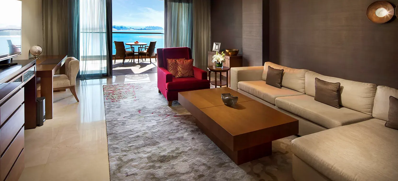 Fairmont One Bedroom Suite - Palm Sea View at Fairmont The Palm, view 2