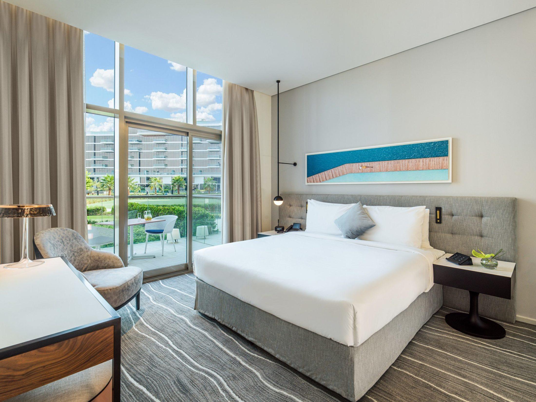 One Bedroom Suite with Kitchen, Sofa Bed & Garden Access at Th8 Palm Dubai Beach Resort, Vignette Collection