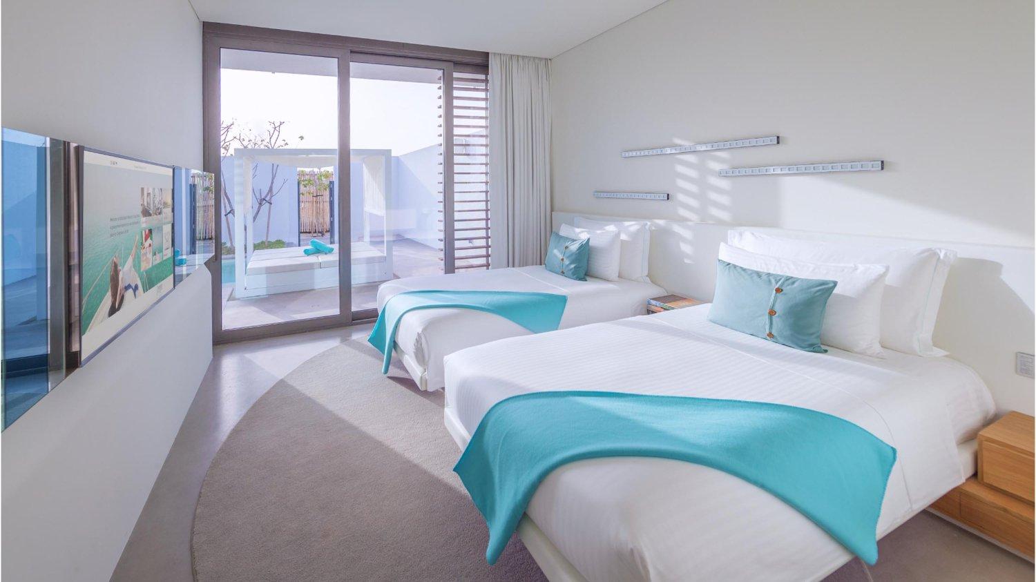 Two Bedroom Garden Villa with Private Pool at Nikki Beach Resort & Spa Dubai