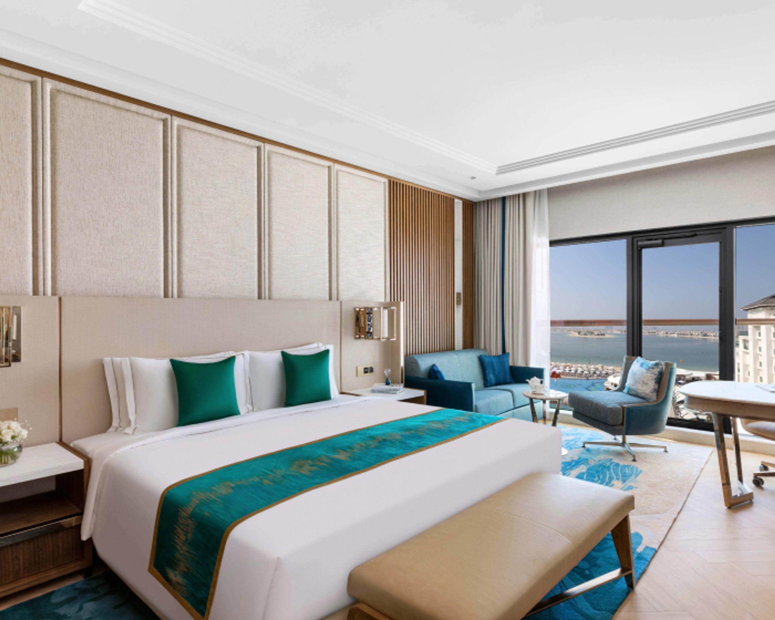 Exotica Palm Sea View Room King Bed with Club Lounge Access at Taj Exotica Resort & Spa, The Palm, Dubai