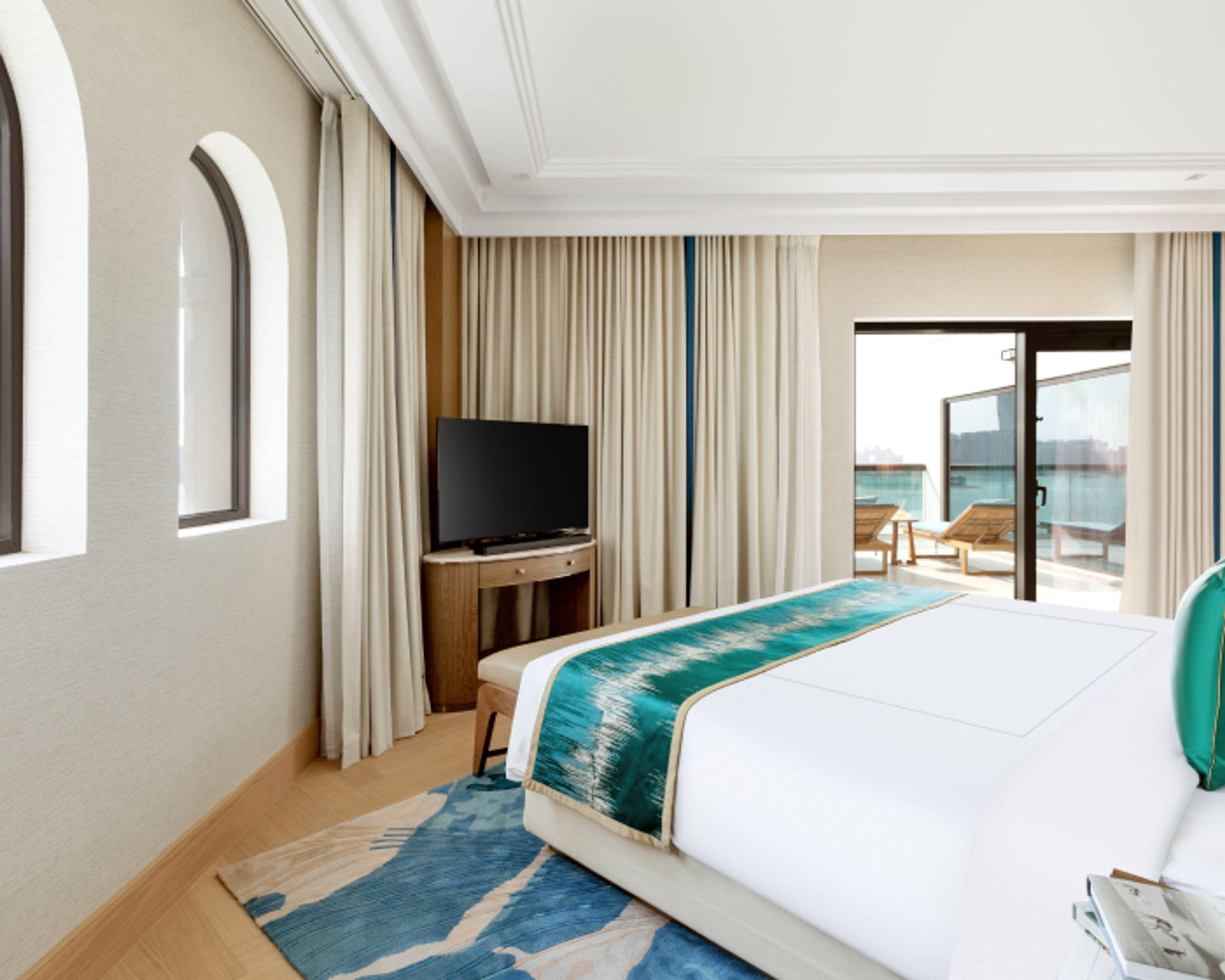 EXOTICA SUITE SEA VIEW WITH OPEN JACUZZI KING BED at Taj Exotica Resort & Spa, The Palm, Dubai
