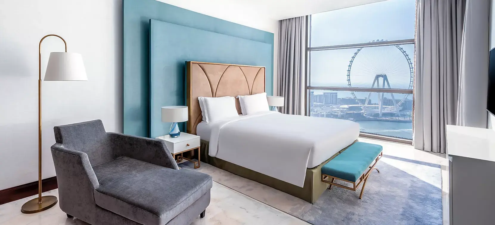 Opera Suite, Club Millésime Access, 1 King Bed, Seaview, Balcony at Sofitel Dubai Jumeirah Beach