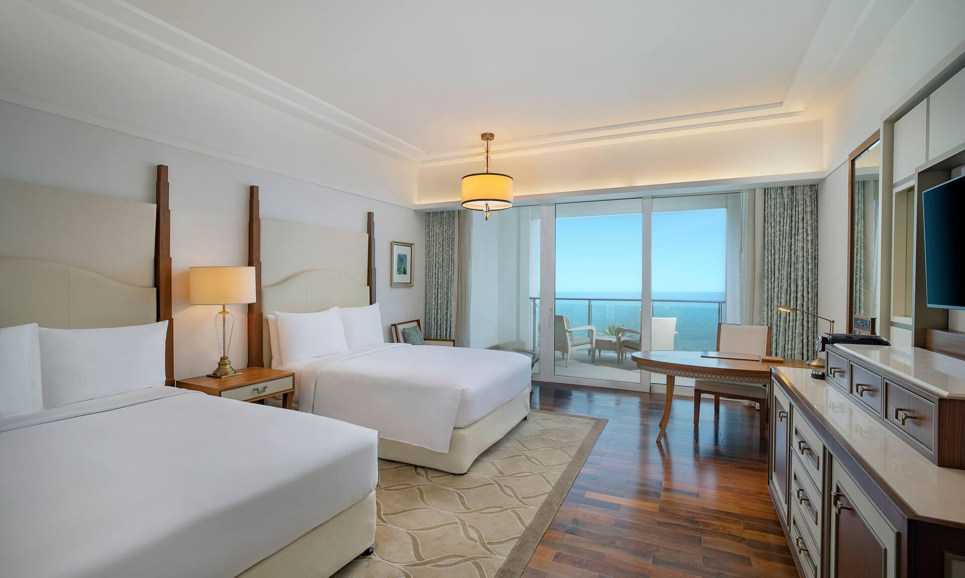 Two Queen Deluxe Room with Skyline Sea View