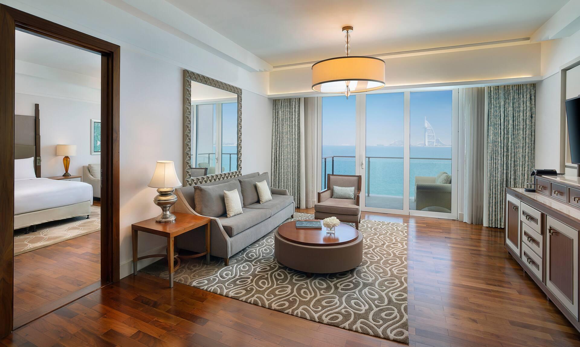Pearl Club One Bedroom Suite with Sea View at Waldorf Astoria Dubai Palm Jumeirah