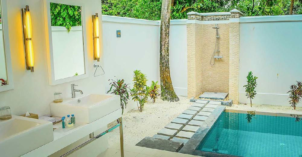 One Bedroom Beach Pool Villa at NH Maldives Kuda Rah Resort, view 3