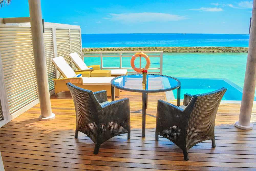 One Bedroom Over Water Pool Villa at NH Maldives Kuda Rah Resort, view 4