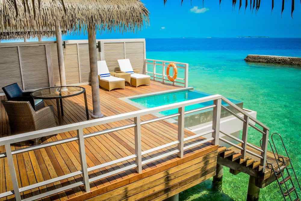 One Bedroom Over Water Pool Villa at NH Maldives Kuda Rah Resort, view 6