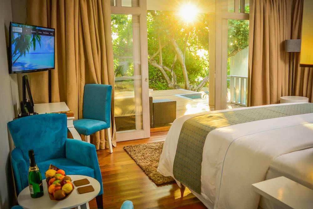 Two Bedroom Beach Pool Pavilion Villa at NH Maldives Kuda Rah Resort, view 2