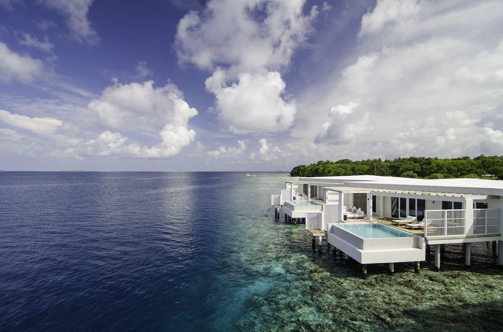 Water Villa with Pool at Amilla, view 2