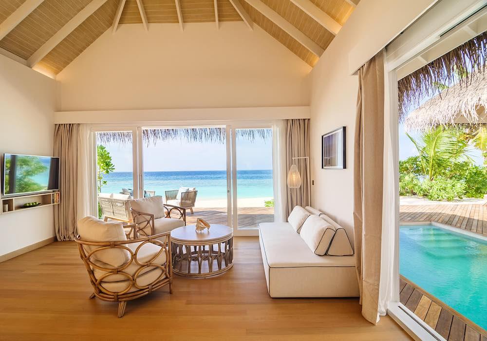 Pool Suite Beach Villa at Baglioni Maldives Luxury All Inclusive Resort, view 4