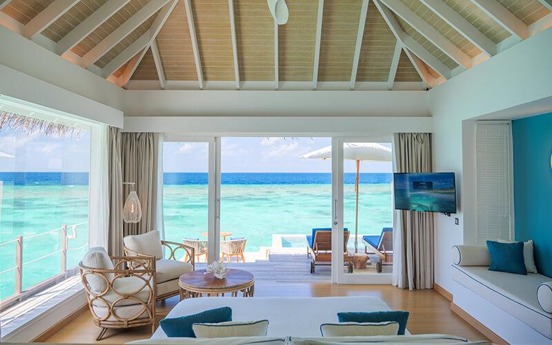 Pool Water Villa at Baglioni Maldives Luxury All Inclusive Resort, view 3