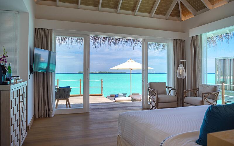 Water Villa at Baglioni Maldives Luxury All Inclusive Resort, view 2
