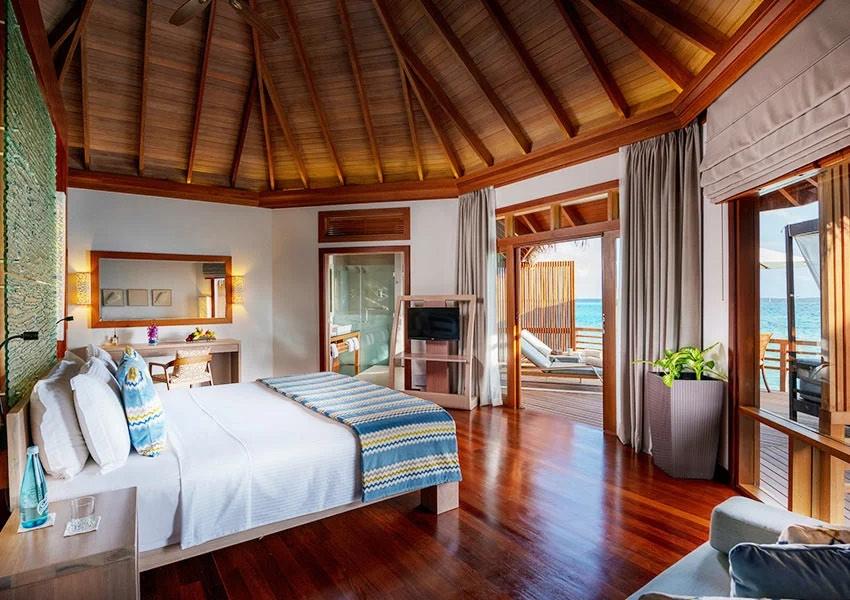 Water Villa at Baros, view 2