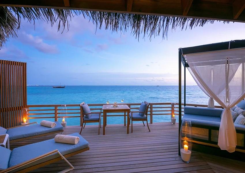 Water Villa at Baros, view 3