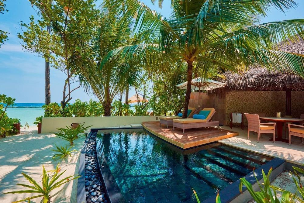 Beach Villa at Constance Halaveli, view 3
