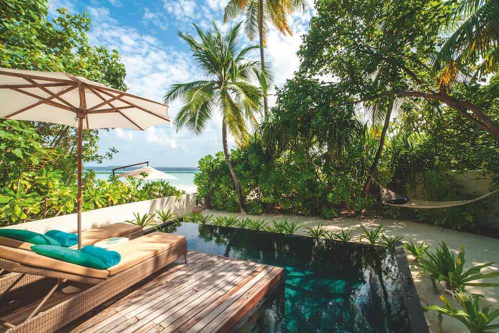 Beach Villa at Constance Halaveli, view 6