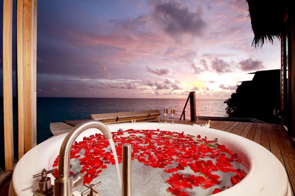 Sunset Overwater Villa with Swirl Pool at Centara Ras Fushi Resort