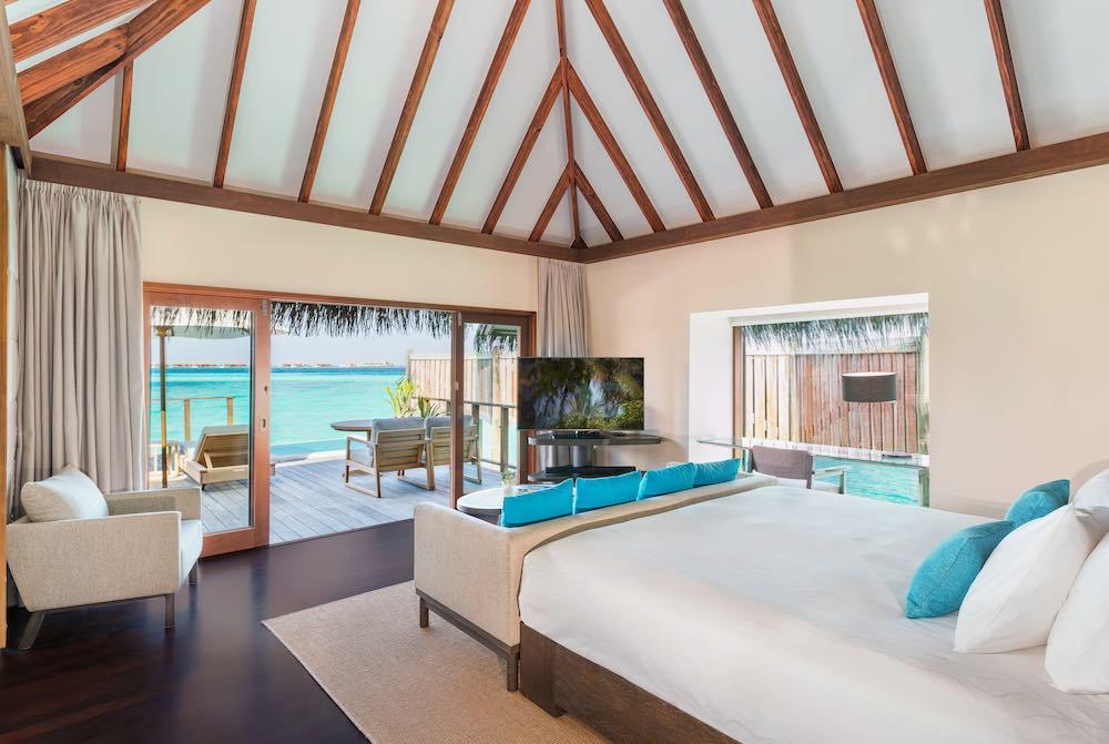 King Water Villa at Conrad Maldives Rangali Island, view 2