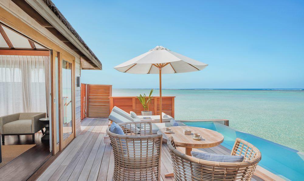 King Superior Water Villa at Conrad Maldives Rangali Island, view 5