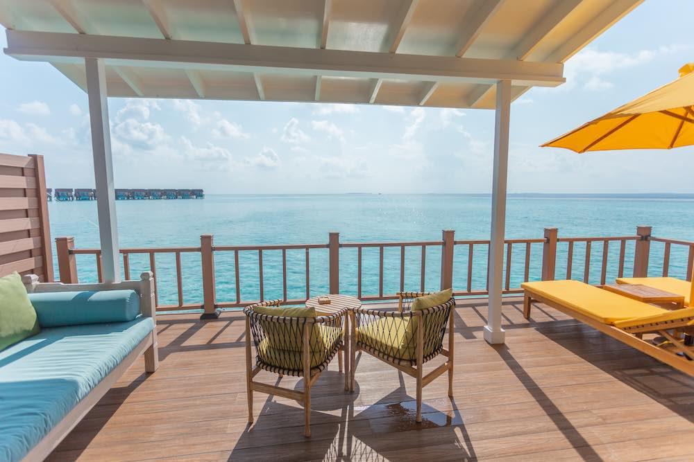 Water Villa at Dhigufaru Island Resort, view 2