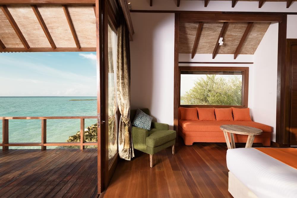 Semi Water Villa at Dhigufaru Island Resort, view 5