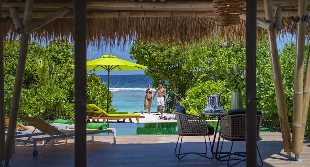 Beach Villa with Pool at Emerald Maldives Resort & Spa, view 8
