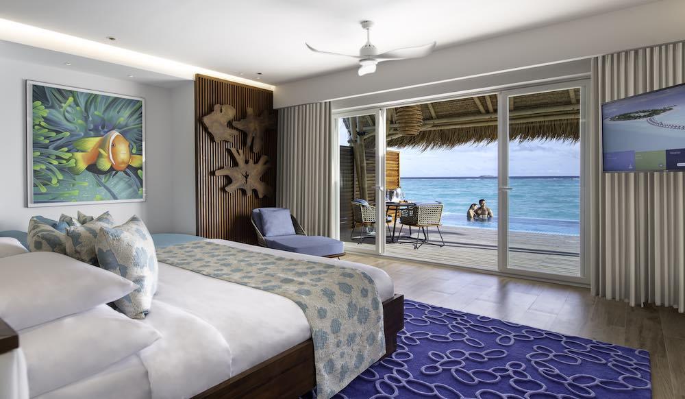 Water Villa with Pool at Emerald Maldives Resort & Spa, view 3