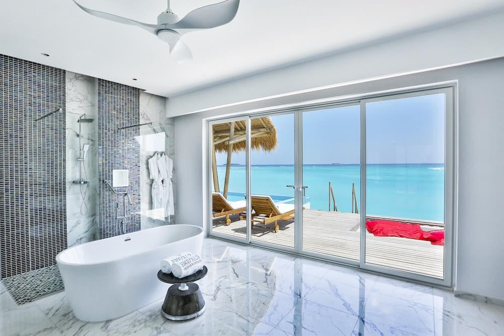 Water Villa with Pool at Emerald Maldives Resort & Spa, view 7