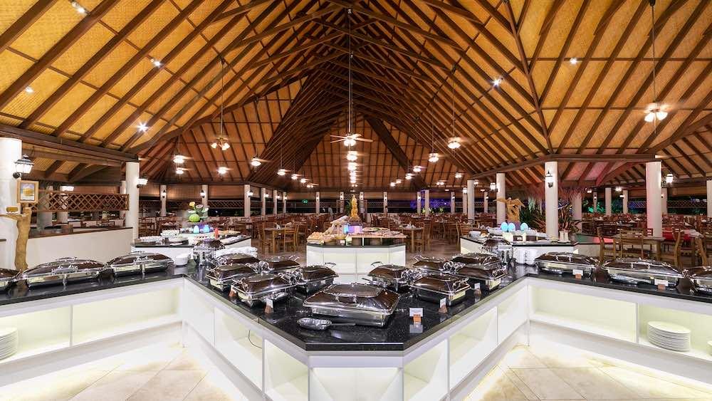 Palm Grove Restaurant at Fihalhohi Maldives