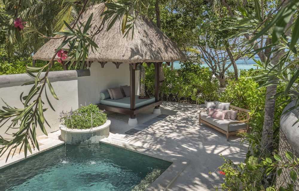 Deluxe Beach Pavilion with Pool at Four Seasons Resort Maldives at Kuda Huraa, view 2
