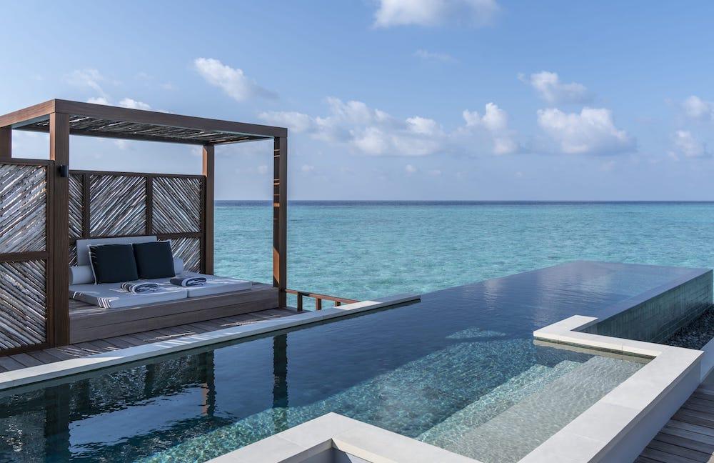Sunset Water Villa with Pool at Four Seasons Resort Maldives at Landaa Giraavaru, view 2
