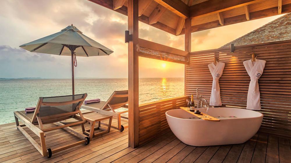 Romantic Ocean Villa at Hurawalhi Island Resort, view 4