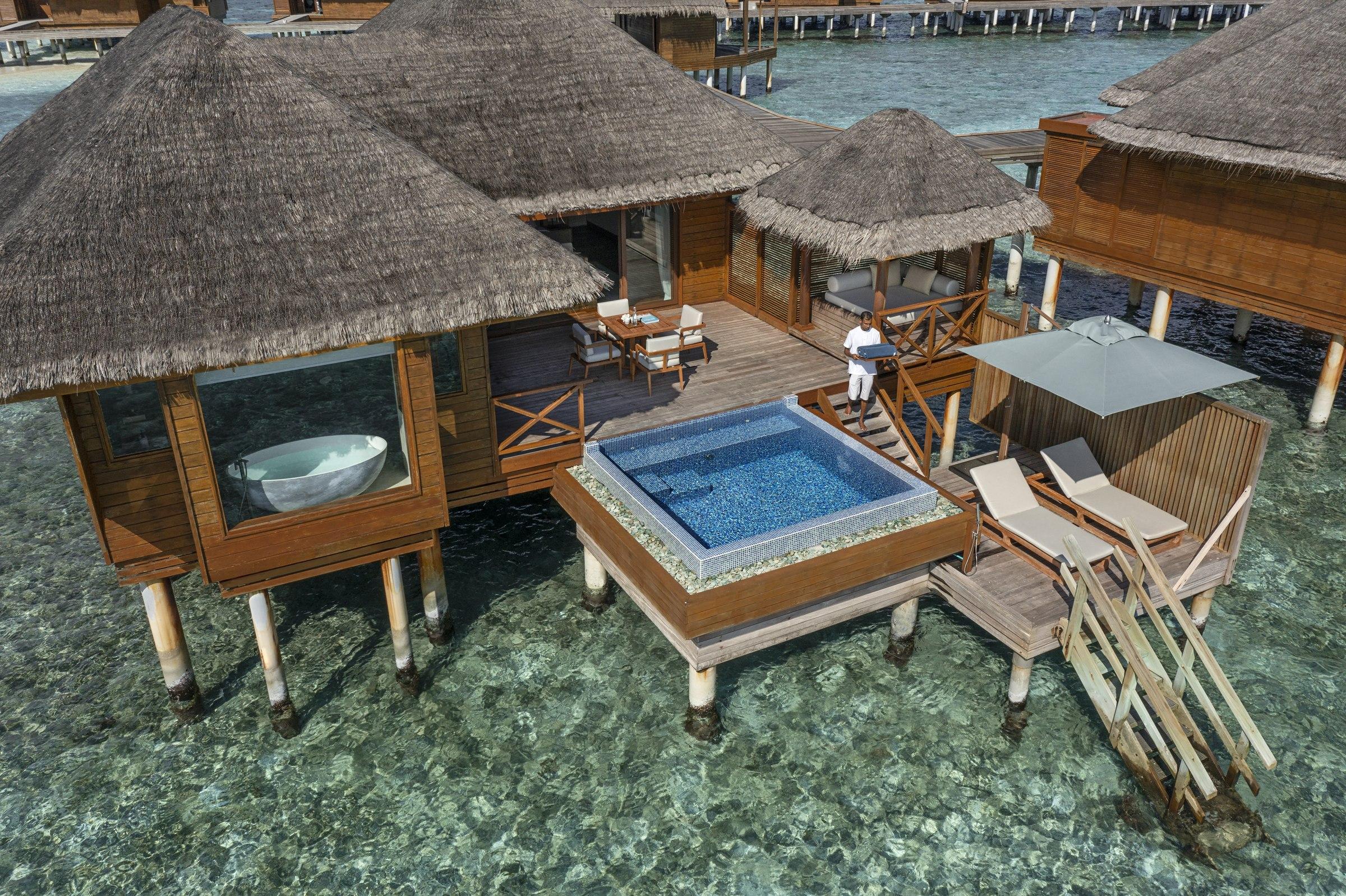 Lagoon Bungalow with Pool at Huvafen Fushi