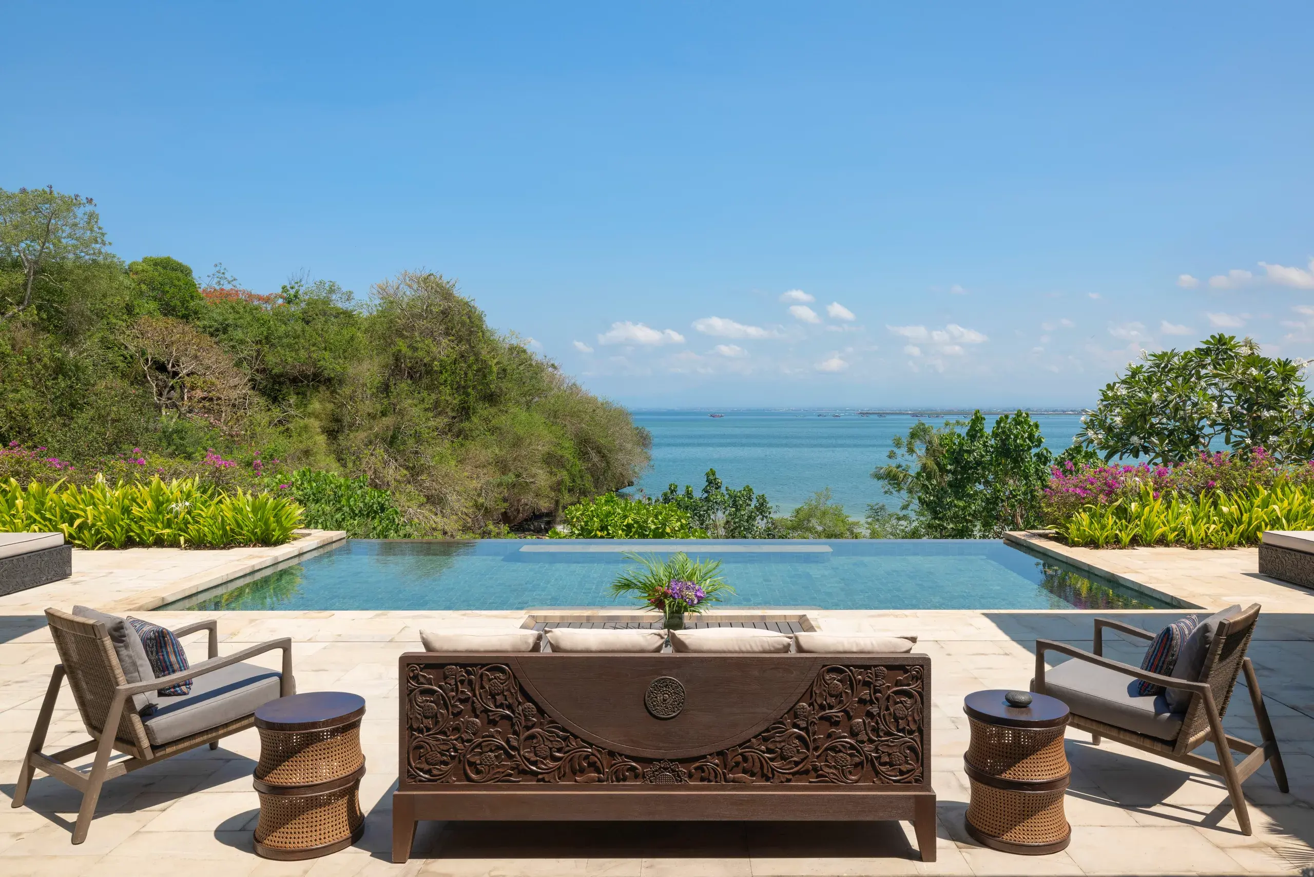 Ocean Front Three Bedroom Pool Villa at Raffles Bali