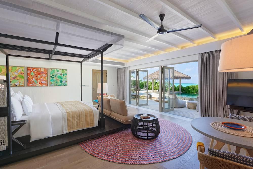 Two Bedroom Beachfront Pool Residence with Club Benefits at InterContinental Maldives Maamunagau Resort by IHG, view 6