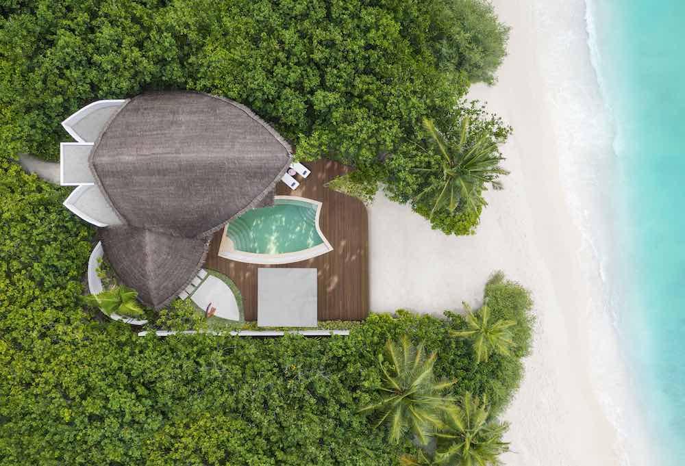 Beach Pool Villa Sunset