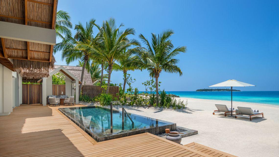 Two-Bedroom Beach Pool Villa at JW Marriott Maldives Kaafu Atoll Island Resort, view 4