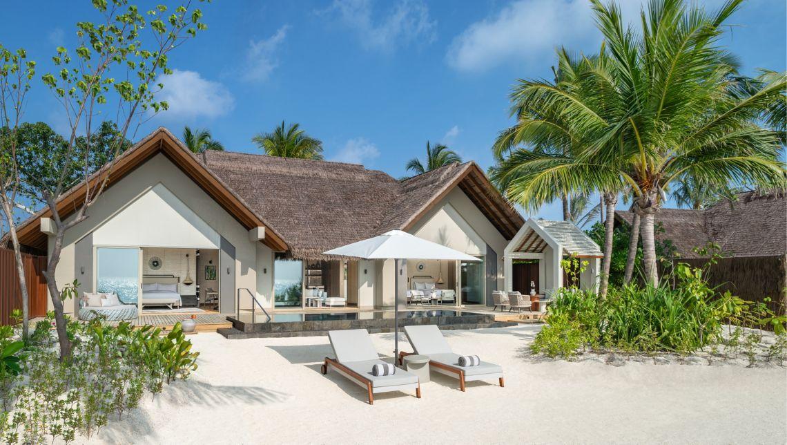 Two-Bedroom Beach Pool Villa at JW Marriott Maldives Kaafu Atoll Island Resort, view 5