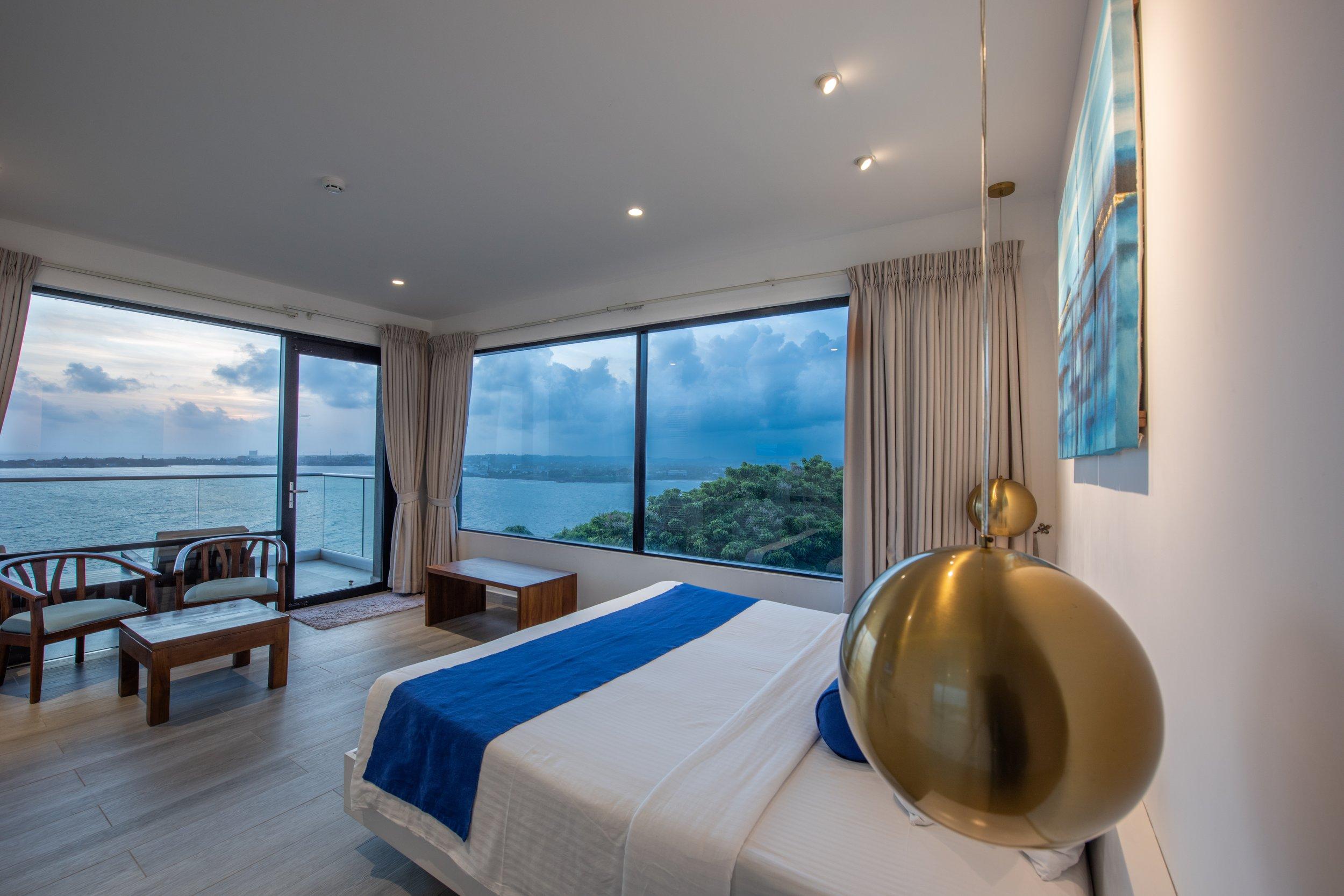 Panoramic Double Room with Galle Bay View at Agnus Unawatuna