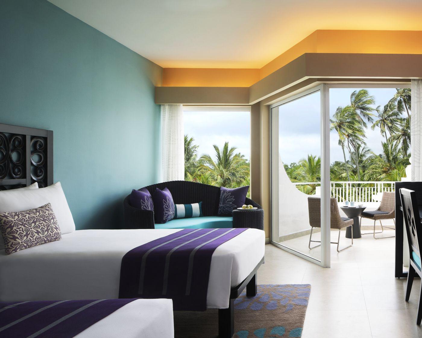 Deluxe Garden Terrace Twin Bed Room at Taj Bentota Resort & Spa