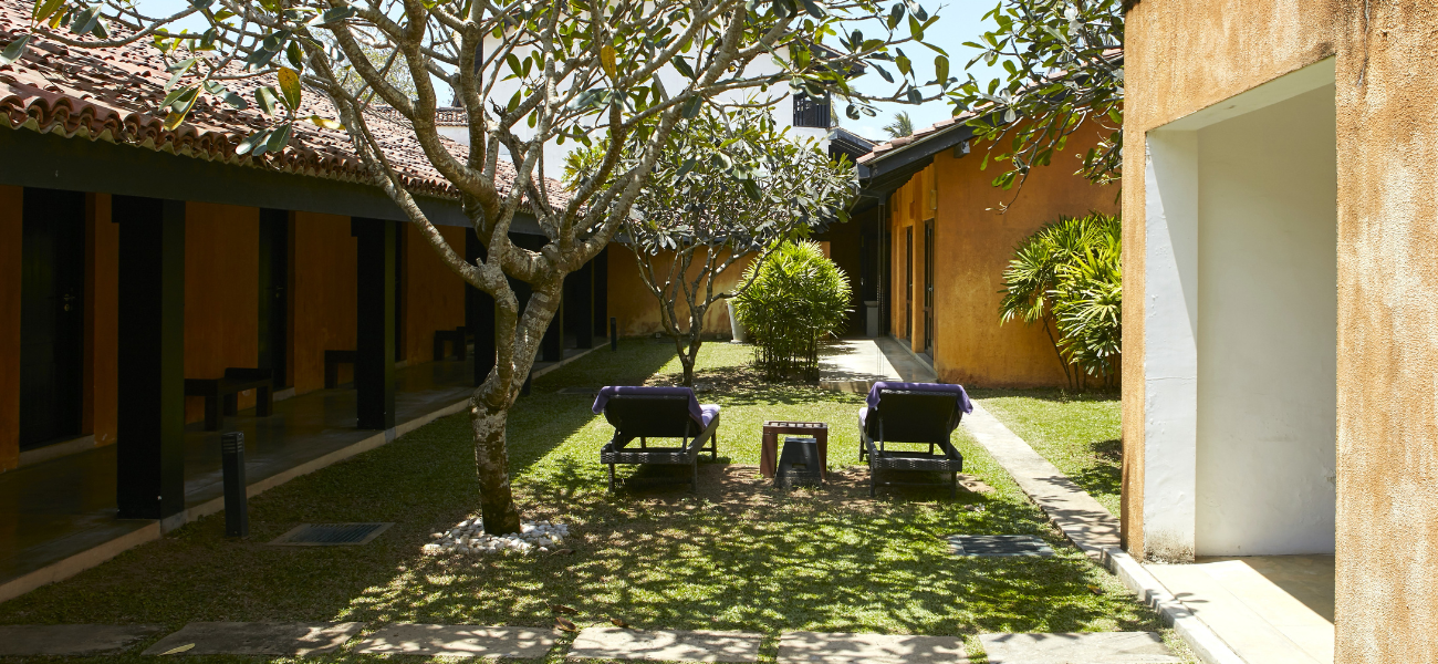 Inside Ayuwása Wellness Centre at Thaala Bentota